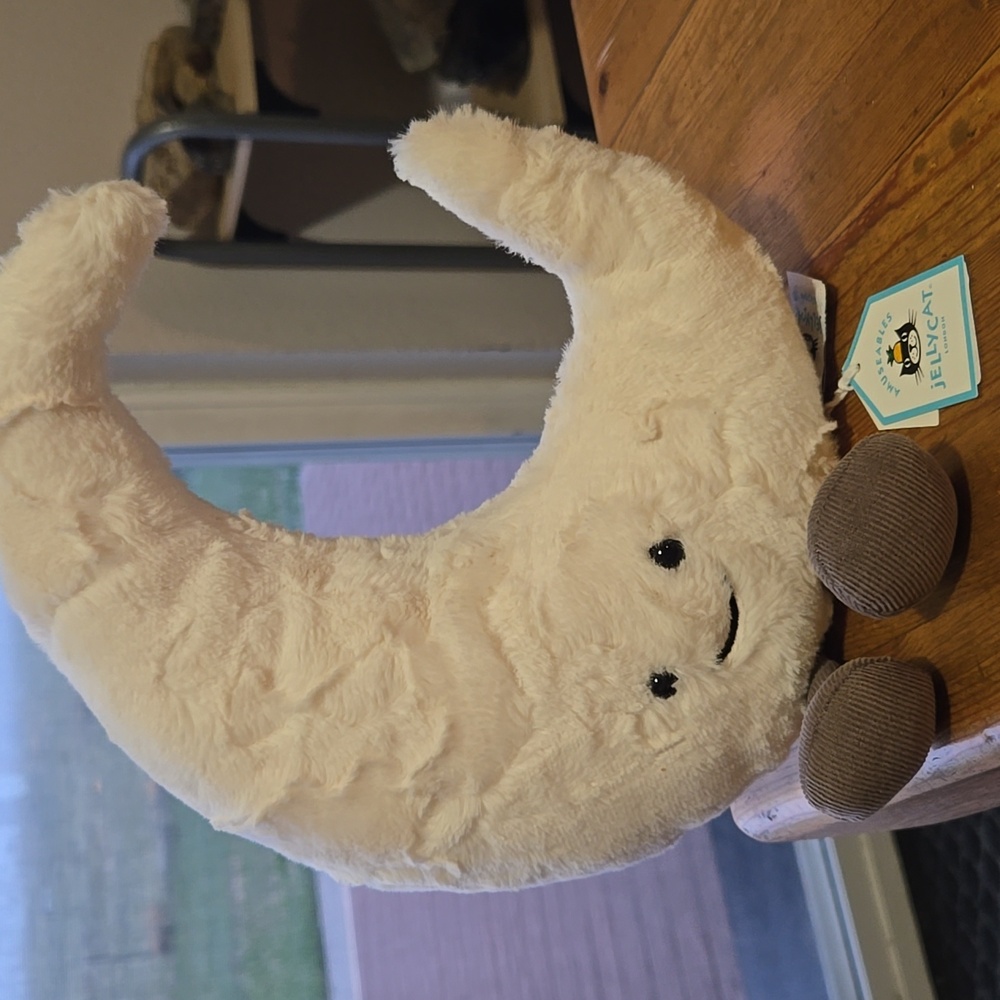 Jellycat Amuseables Moon 10.25x2.75x7.75" Soft & Plush BNWT Authentic - Picture 4 of 8